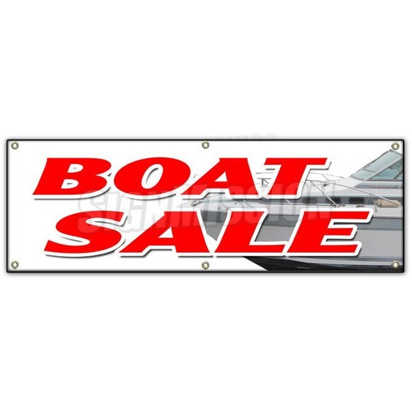 BOAT SALE BANNER SIGN new used sailboats powerboats service financing